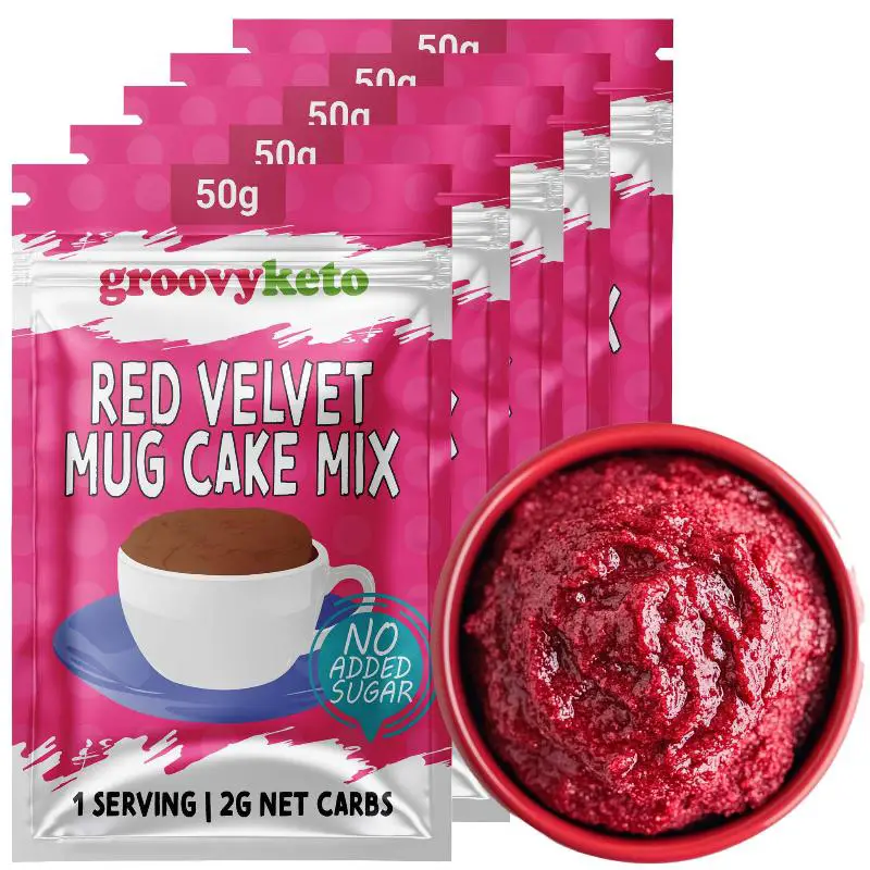 Decadent Keto Red Velvet Cake with Erythritol