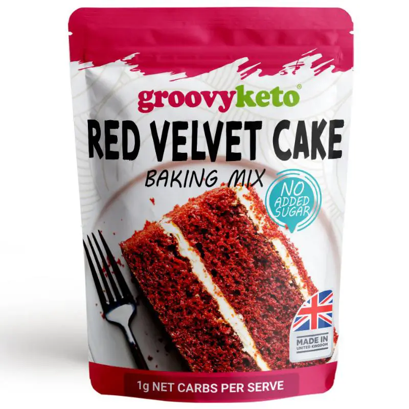 Keto Red Velvet Cake with Cream Cheese Frosting