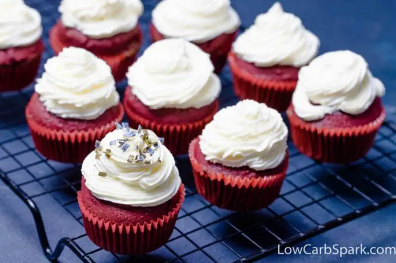 Delicious Keto Red Velvet Cupcakes