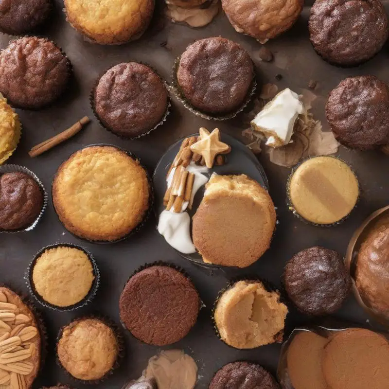 Variety of Keto Spiced Rum Cakes