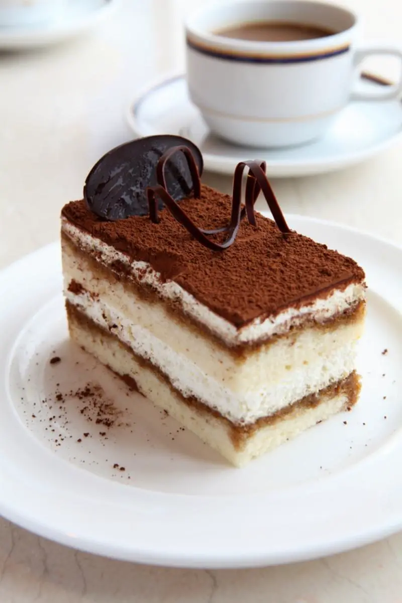 Keto Tiramisu Cake with Mascarpone Frosting