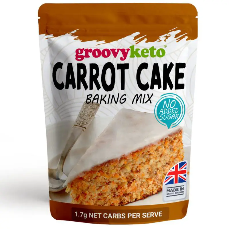 Moist Carrot Keto Cake with Stevia