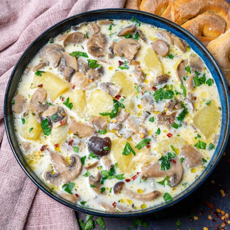 Earthy Mushroom and Thyme Keto Cake