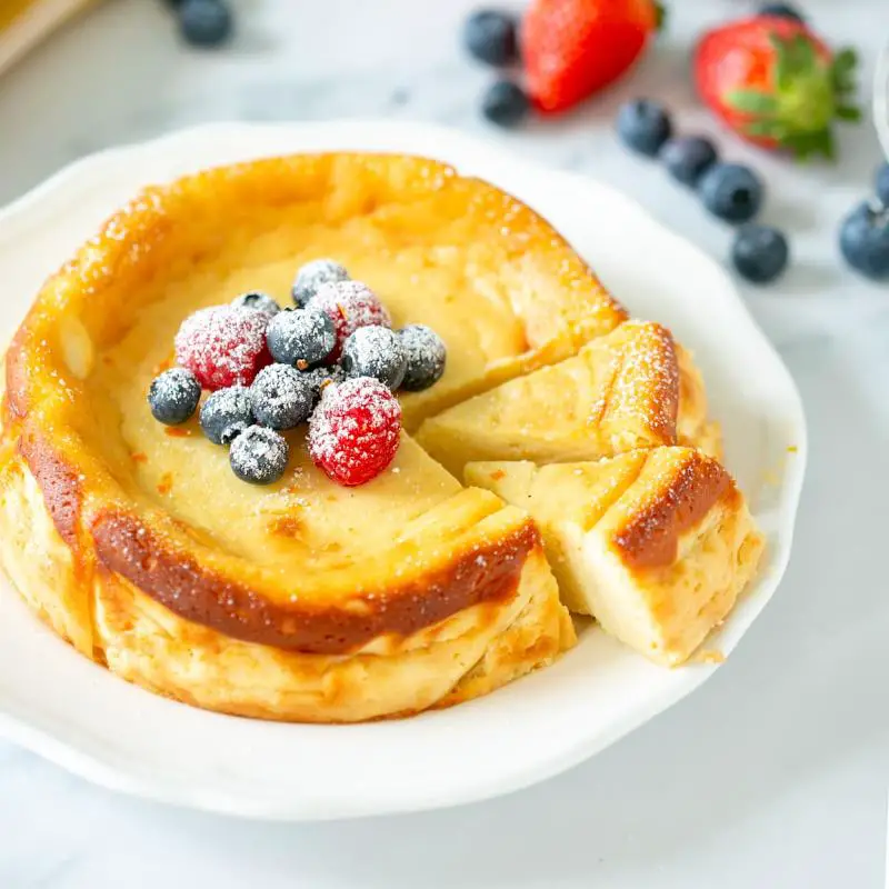 Easy No-Bake Keto Cheesecake with Berries